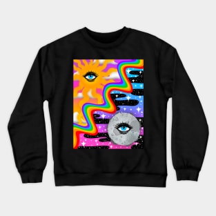 Sun and moon Crewneck Sweatshirt